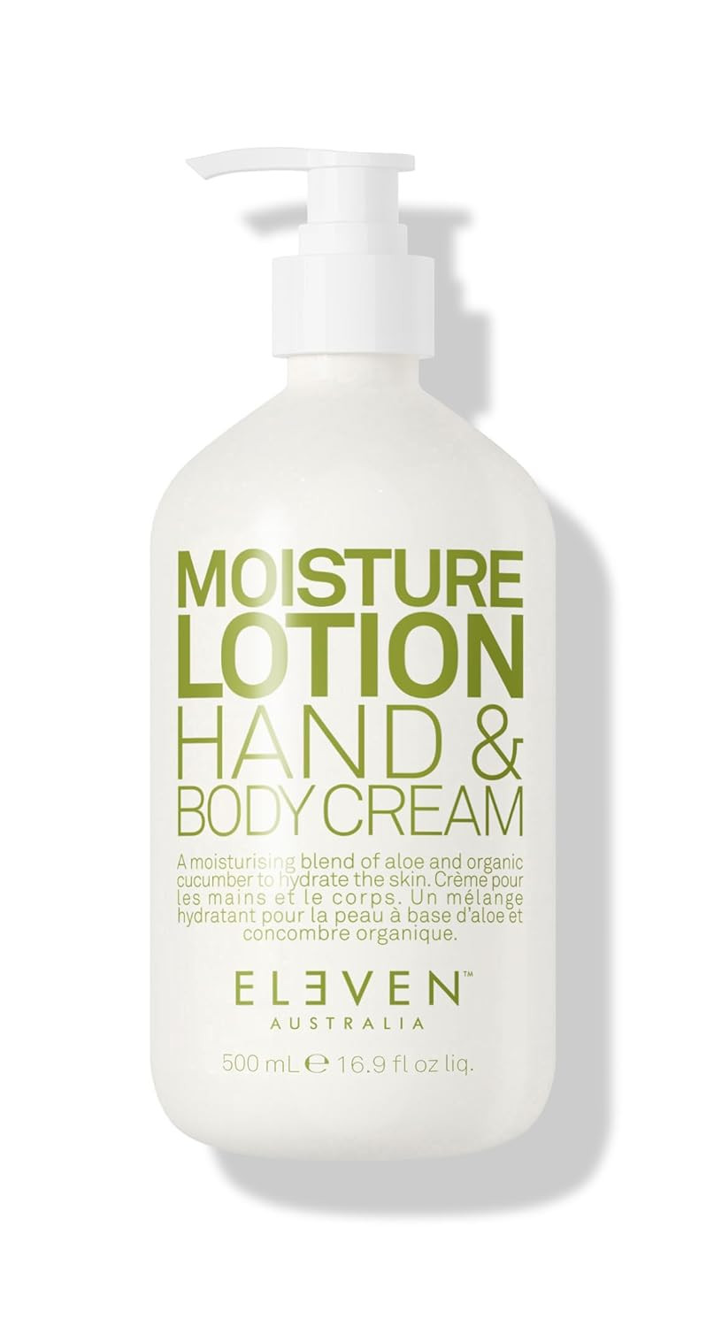 Eleven Australia Moisture Lotion Hand & Body Cream Hydrating, Fast-Absorbing Formula For Soft, Nourished Skin, Lightweight, Non-Greasy Body Moisturizer With Shea Butter & Aloe Vera