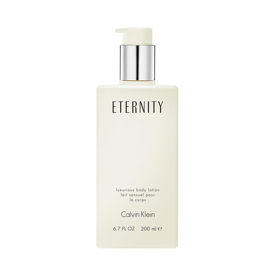 Calvin Klein Eternity Body Lotion With Notes Of Bergamot, White Rose, Sandalwood & Amber 6.7 Fl Oz Calvin Klein Eternity Body Lotion With Notes Of Bergamot, White Rose, Sandalwood & Amber 6.7 Fl Oz