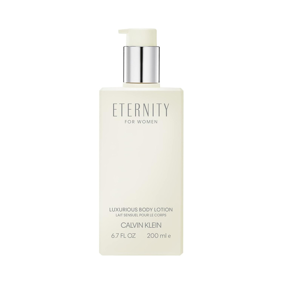 Calvin Klein Eternity Body Lotion With Notes Of Bergamot, White Rose, Sandalwood & Amber 6.7 Fl Oz Calvin Klein Eternity Body Lotion With Notes Of Bergamot, White Rose, Sandalwood & Amber 6.7 Fl Oz