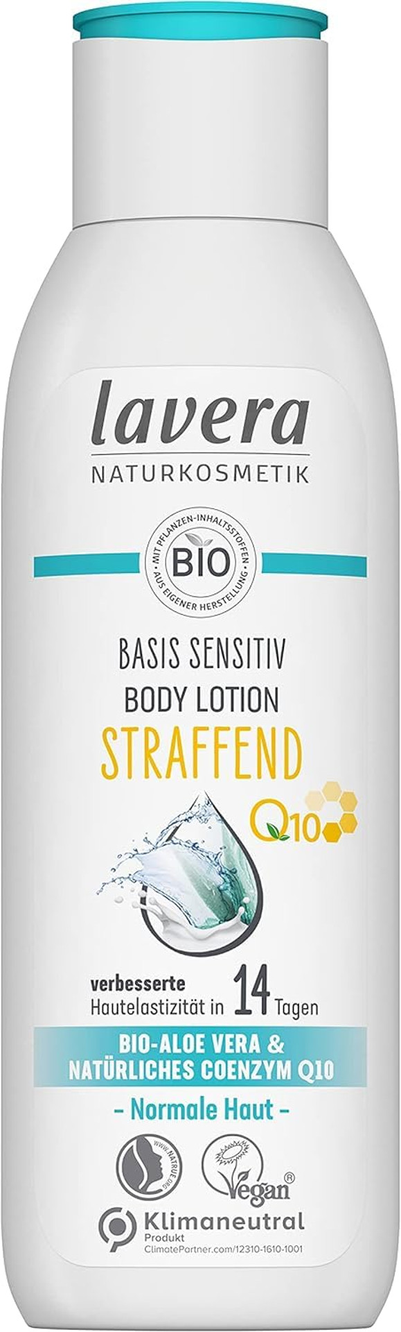 Lavera Basis Sensitiv Body Lotion Firming - Aloe Vera & Natural Coenzyme Q10 - Improved Skin Elasticity In 14 Days - Peta Certified - Biodegradable - Vegan - Natural Cosmetics - 8.45 Fl.Oz Lavera Basis Sensitiv Body Lotion Firming - Aloe Vera & Natural Coenzyme Q10 - Improved Skin Elasticity In 14 Days - Peta Certified - Biodegradable - Vegan - Natural Cosmetics - 8.45 Fl.Oz