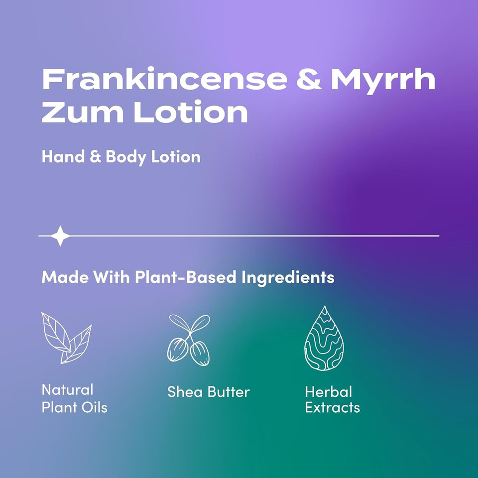 Indigo Wild Zum Hand & Body Lotion - Natural Hand Lotion For Dry Hands - Body Lotion For Women & Men - Body Moisturizers Include Shea Butter, Jojoba Oil & More - Lavender - 6 Fl Oz