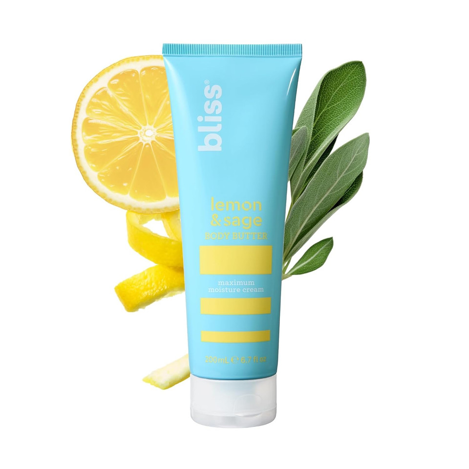 Bliss Lemon And Sage Body Butter - Iconic Scent With Shea Butter And Coconut Oil For Long-Lasting Maximum Moisture - Body Lotion For Smooth, Soft Skin - Vegan And Cruelty-Free - 6.7 Fl Oz Bliss Lemon And Sage Body Butter - Iconic Scent With Shea Butter And Coconut Oil For Long-Lasting Maximum Moisture - Body Lotion For Smooth, Soft Skin - Vegan And Cruelty-Free - 6.7 Fl Oz