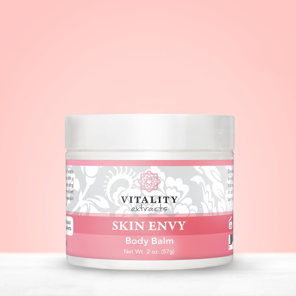 Vitality Extracts Skin Envy Balm - Moisturizer, Beeswax, Vitamin A, Skin Care, All Natural, Coconut Oil