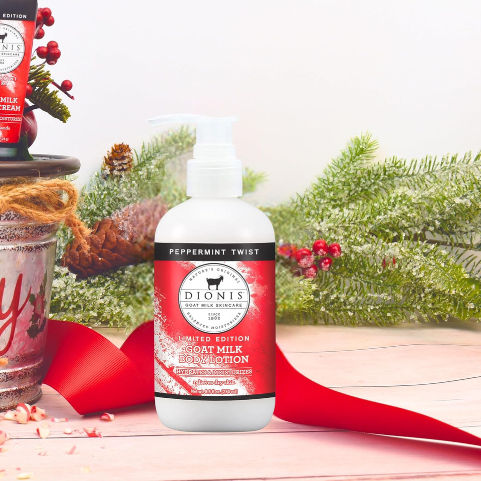 Dionis Goat Milk Hydrating Skincare Cream, Rich & Creamy Daily Moisturizing Love Scented Body Lotion For Dry Skin, Made In The Usa, Cruelty-Free & Paraben-Free, 8.5 Oz Bottle