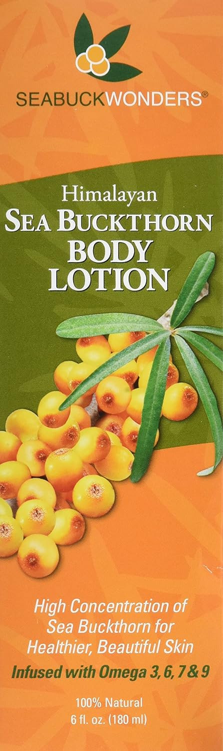 Organic Sea Buckthorn Body Lotion, 6 Fl Oz