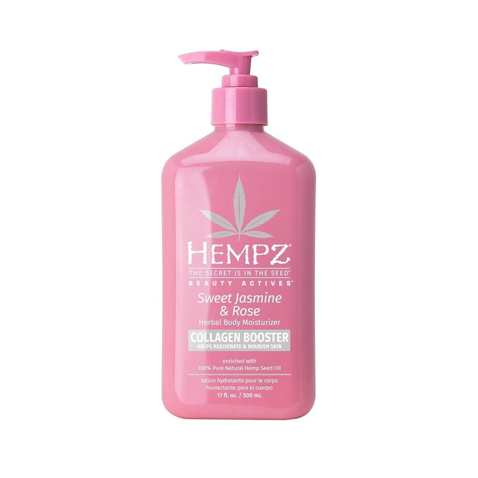 Hempz Brazilian Berry Beauty Actives Lotion With Peptides And Amino Acids, Hydrating And Firming Moisturizer For Body, Hands And Feet 17 Oz