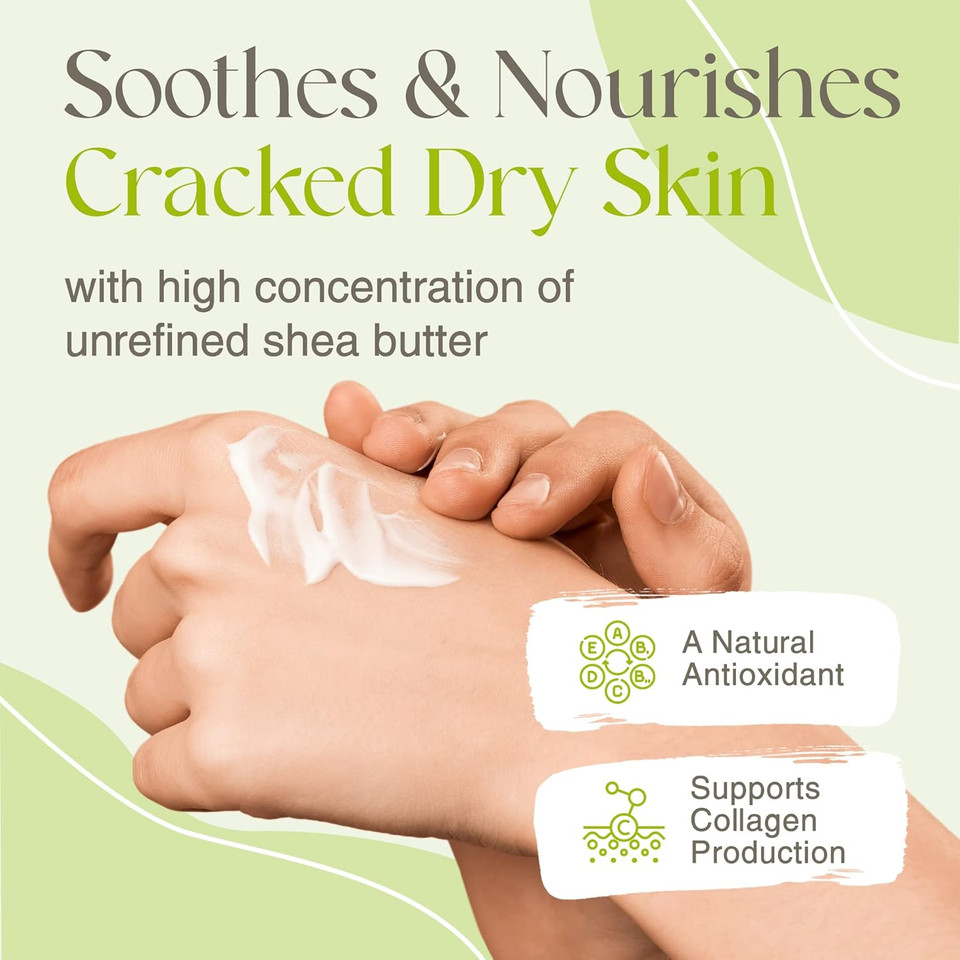 Moisturizing African Whipped Shea Butter, Lavender, Natural Skincare Must-Have, Made From Unrefined Raw Shea Butter & Enriched With Sunflower & Coconut Oil For Skin, No Parabens, 8 Oz