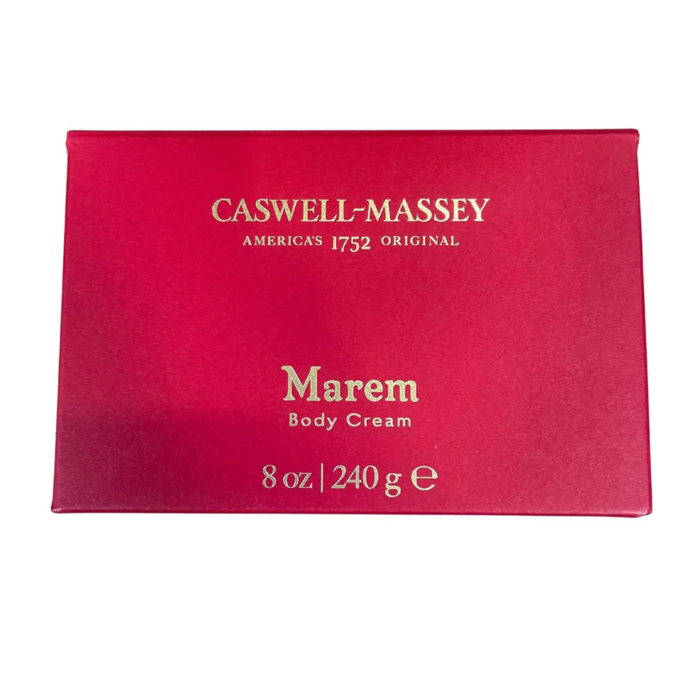 Caswell-Massey Marem Body Cream, Scented Body Lotion For Women, Natural Scented Moisturizer, Soothing, Velvety-Smooth Formula, Made In Usa, 8 Oz Jar