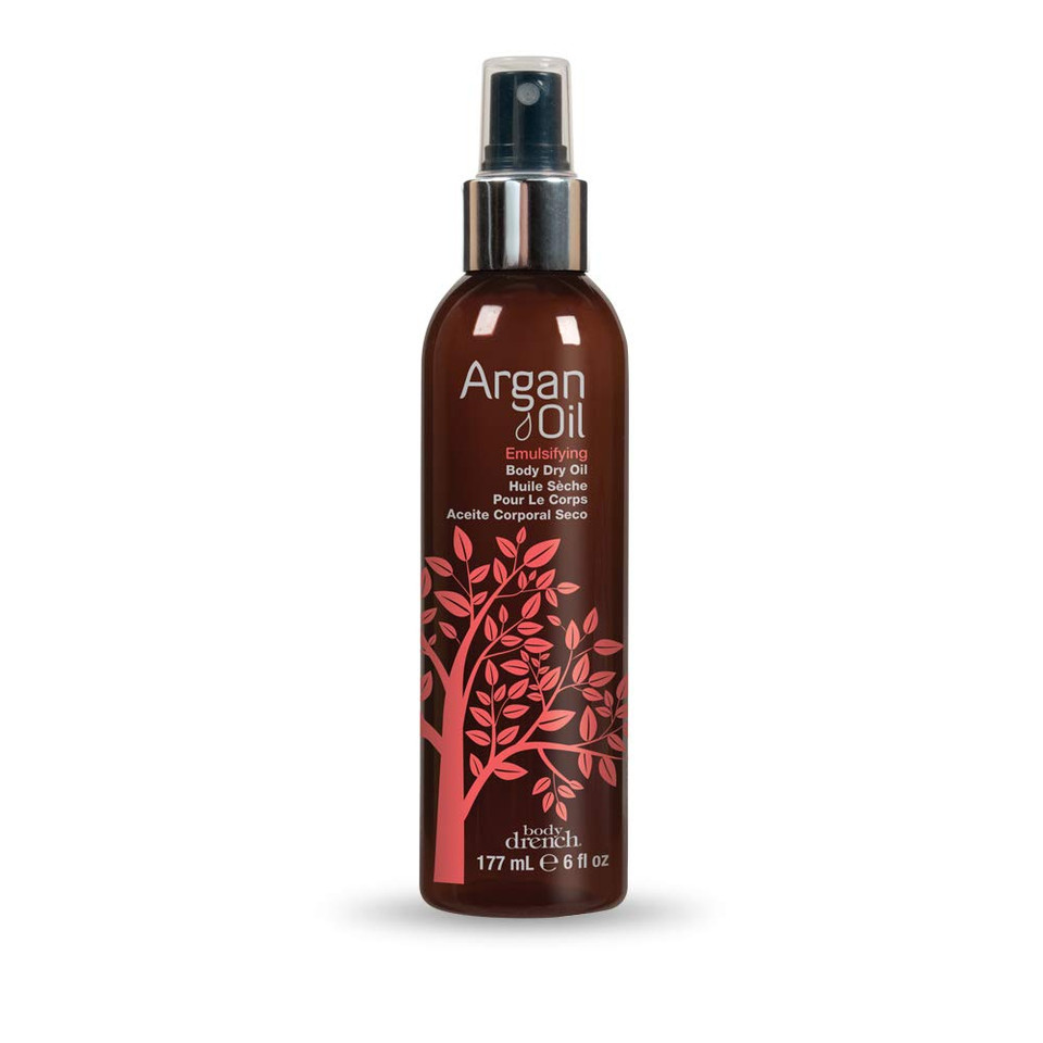 Body Drench Emulsifying Dry Body Oil Mist  Body Oil For Dry Skin & Aging Skin, Restores Moisture & Improves Elasticity, Lightweight Spray Formula, 6 Oz