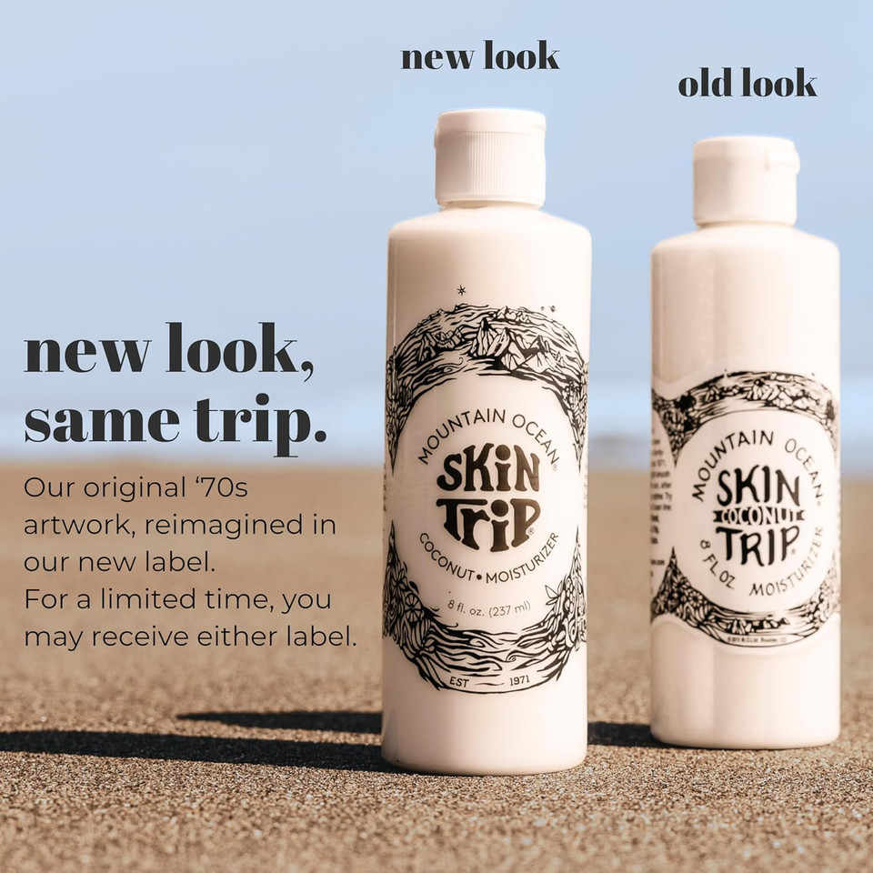 Skin Trip Coconut Lotion | 8Oz | For All Skin Types | Coconut Oil, Aloe Vera, & Lanolin