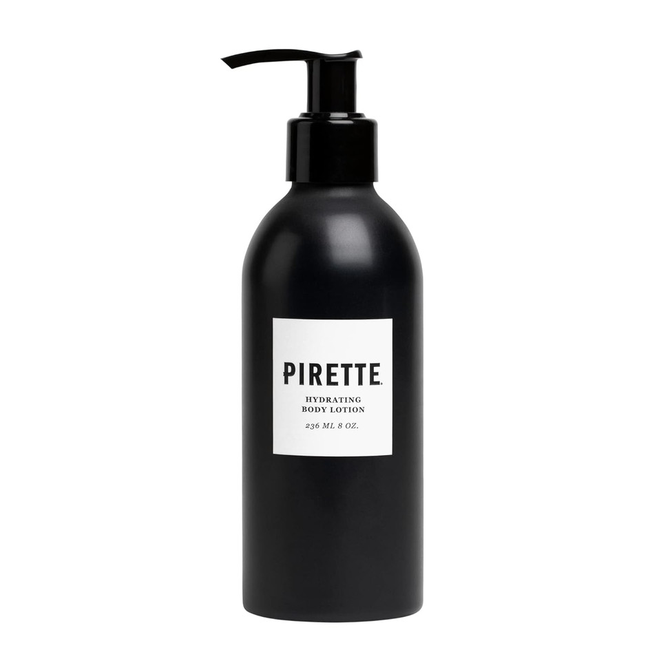 Pirette Hydrating Body Lotion For Men & Women, Lightweight, Fast-Absorbing Body Moisturizer With Coconut Oil, Macadamia Oil & Shea Butter, Daily Skin Moisturizing Lotion In Pump Bottle, 8 Fl Oz