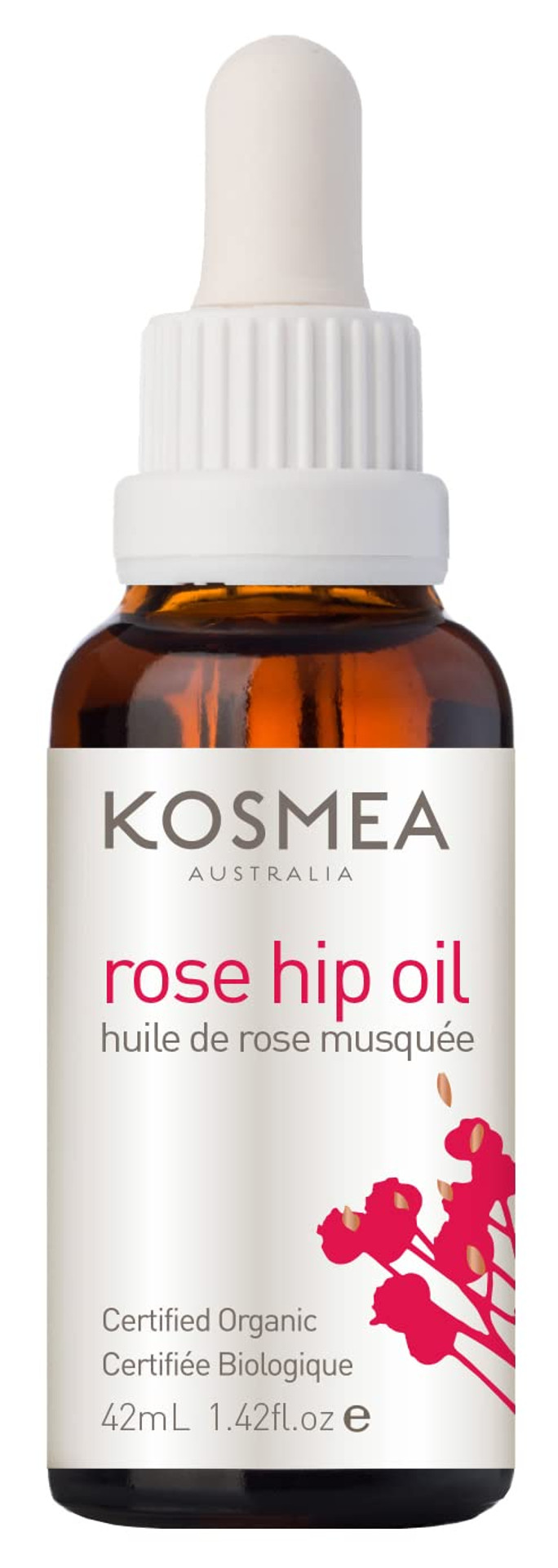 Rosehip Oil  Sustainably Harvested, Anti-Aging Benefits For Face & Body  Premium Quality Oil Using The Entire Fruit, Seed & Skin - 1.42 Fl Oz