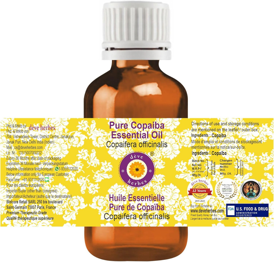 Deve Herbes Bitter Gourd Oil (Momordica Charantia) | Cold Pressed | Pure | Natural | Undiluted | For Diluting Essential Oils | For Skin & Massage | Non-Sticky | Lightweight | Unisex | 100Ml (3.38 Oz)