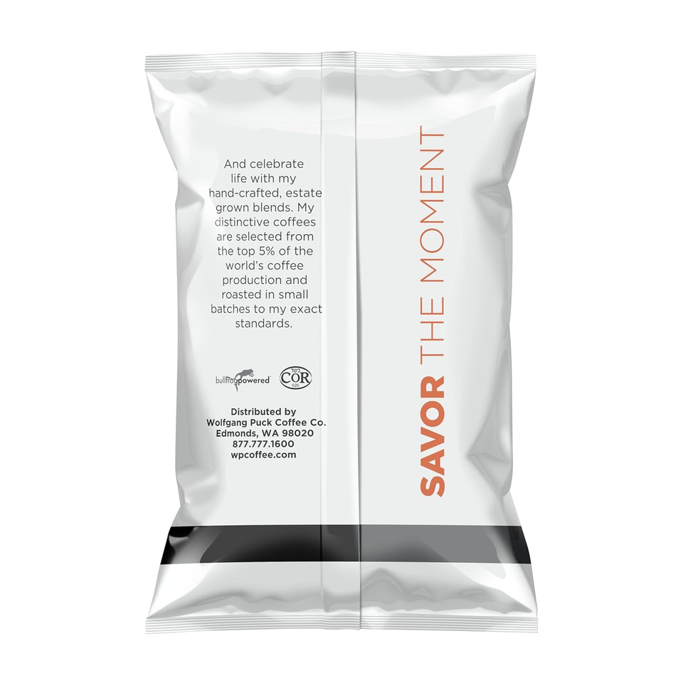 Wolfgang Puck Coffee, Provence French Roast, Each 2.0 Ounce Portion Pack Makes 8-10 Cups, 2 Ounce (Pack Of 18)