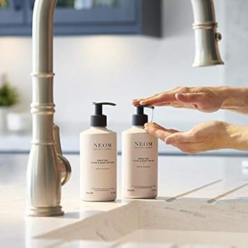 Neom  Great Day Hand & Body Lotion, 300Ml | Wild Mint & Mandarin | Nourish And Soften, Zesty Fragrance