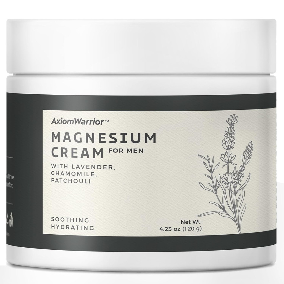 Magnesium Cream For Sleep & Leg Cramps: Soothing Magnesium Lotion With Lavender, Chamomile, Patchouli For Body - Calming & Relaxation Muscle Soreness - 4 Fl.Oz/120 Ml Magnesium Cream For Sleep & Leg Cramps: Soothing Magnesium Lotion With Lavender, Chamomile, Patchouli For Body - Calming & Relaxation Muscle Soreness - 4 Fl.Oz/120 Ml