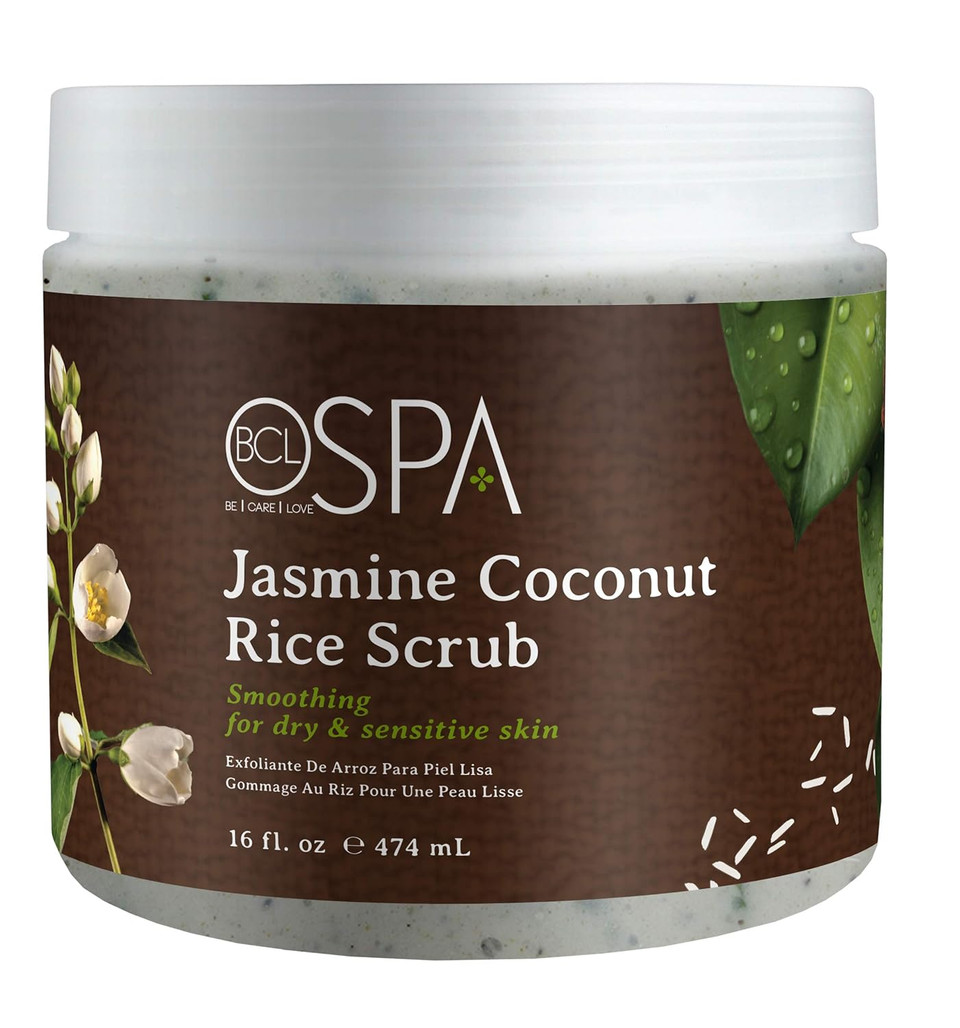 Bcl Spa Rice Scrub, Jasmine Coconut, 16 Fl Oz