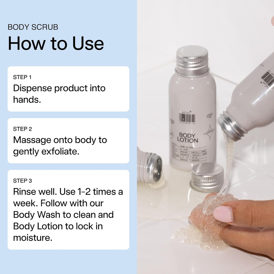 Dedcool Body Scrub Mini 2Oz Taunt  Gentle Exfoliating Formula With Rice Powder, Kakadu Plum & Coconut Oil