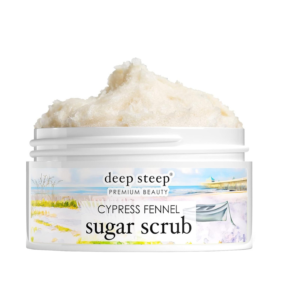 Deep Steep Sugar Scrub, Raspberry Merlot (Meet Me At Broad), 8 Oz  Exfoliating Body Scrub With Organic Coconut Oil, Shea Butter & Argan Oil  Vegan, Clean Beauty, Smooth, Soft & Nourished Skin