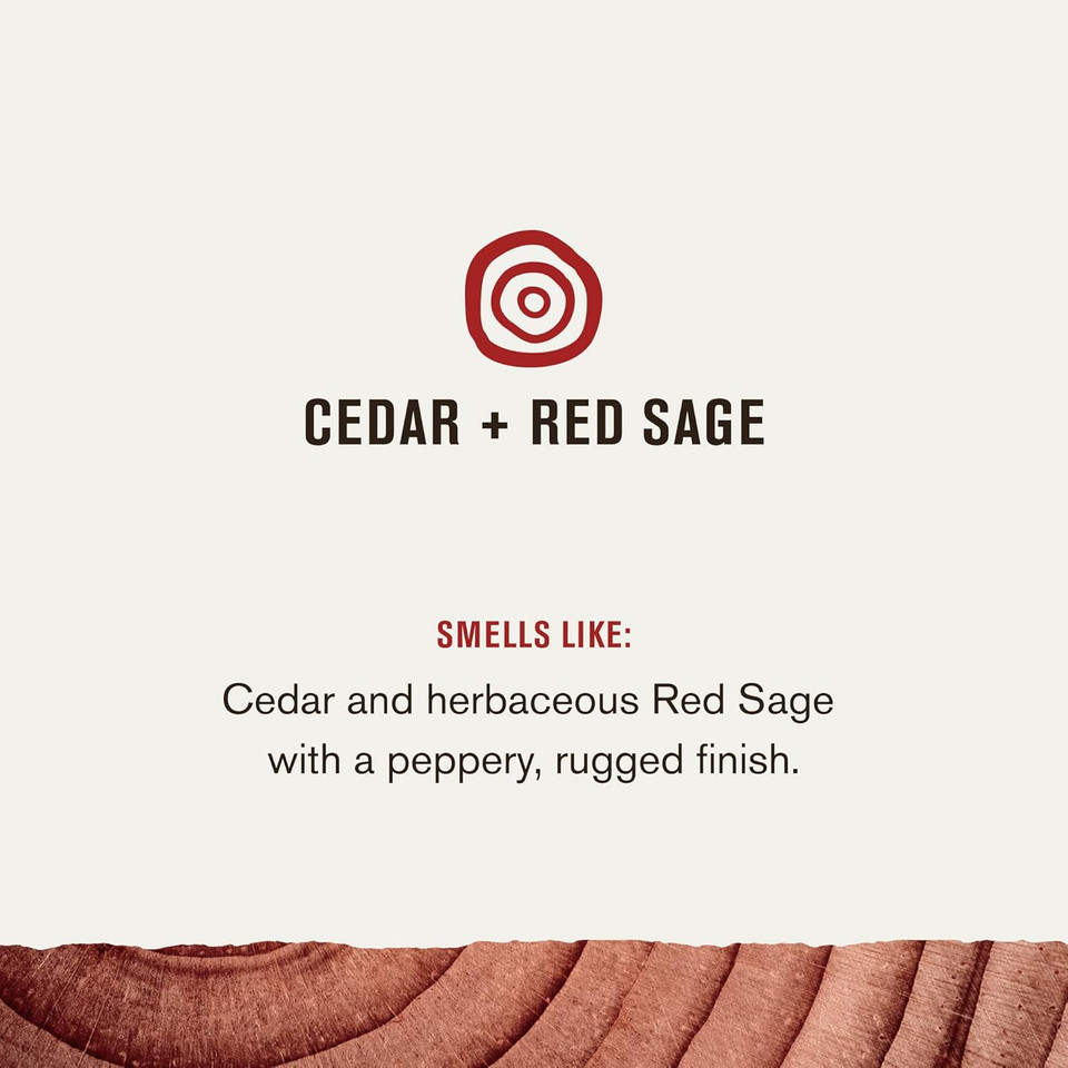 Every Man Jack MenS Cedar + Red Sage Bath And Body Gift Set - Clean Ingredients & Cedar, Sage, And Spice Ccent - Round Out His Routine With MenS Body Wash, 2-In-1 Shampoo, Deodorant & Face Wash