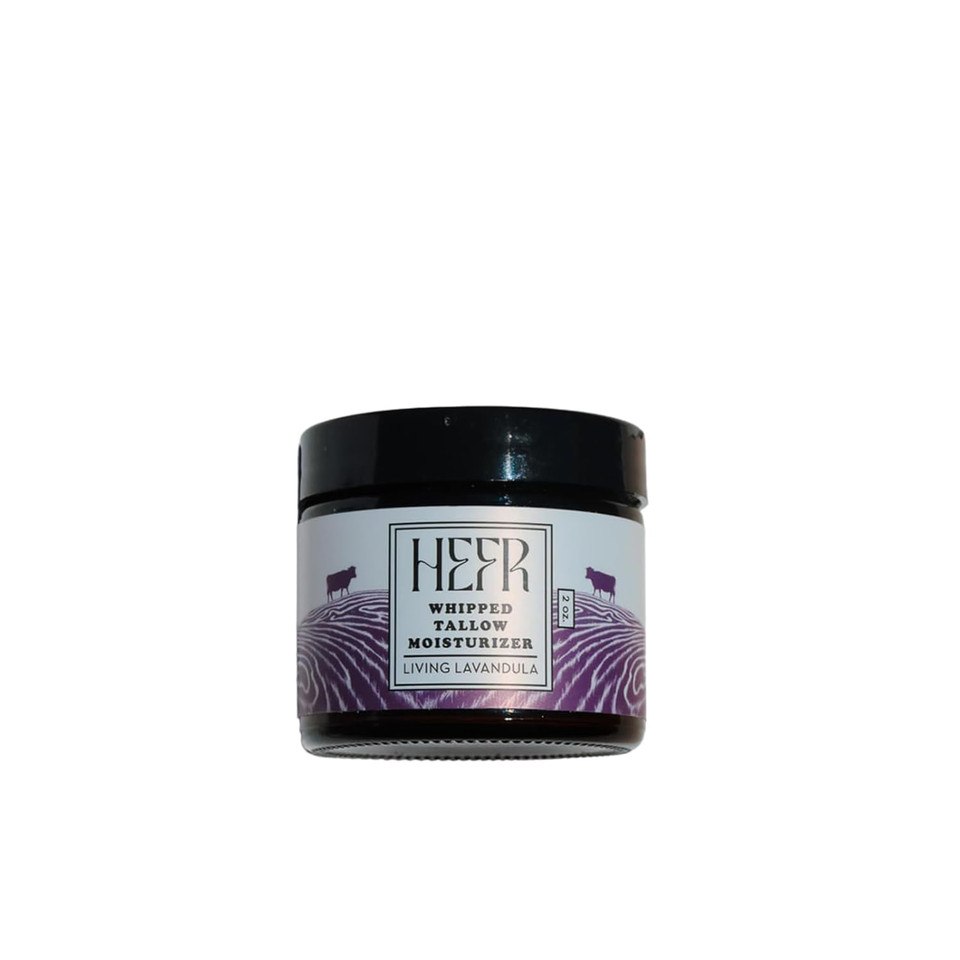 100% Grass Fed Beef Tallow For Skin Care, All-Natural Face And Body Whipped Beef Tallow Moisturizer, Organic Beef Tallow Moisturizer For Skin, Face And Body Lotion - (Unscented) 4 Oz