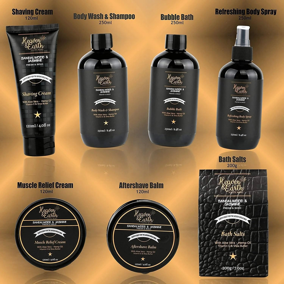 Mens Valentines Gifts Spa Gift For Men Bath And Body Spa Basket