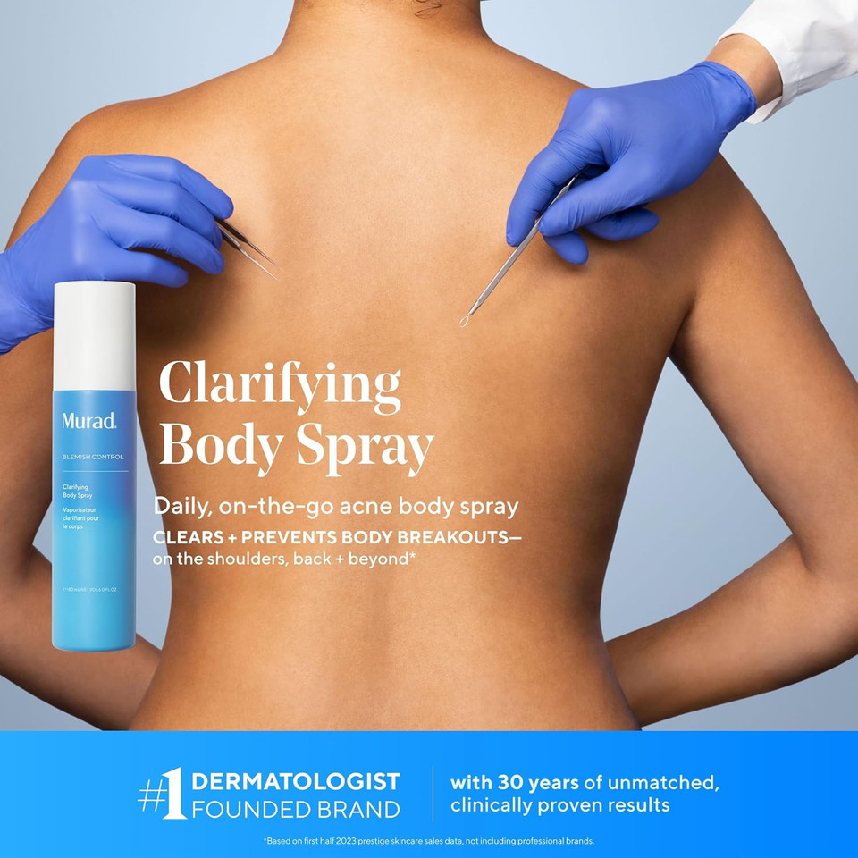 Murad Clarifying Body Spray - Salicylic Acid Treatment For Clearing Body Acne