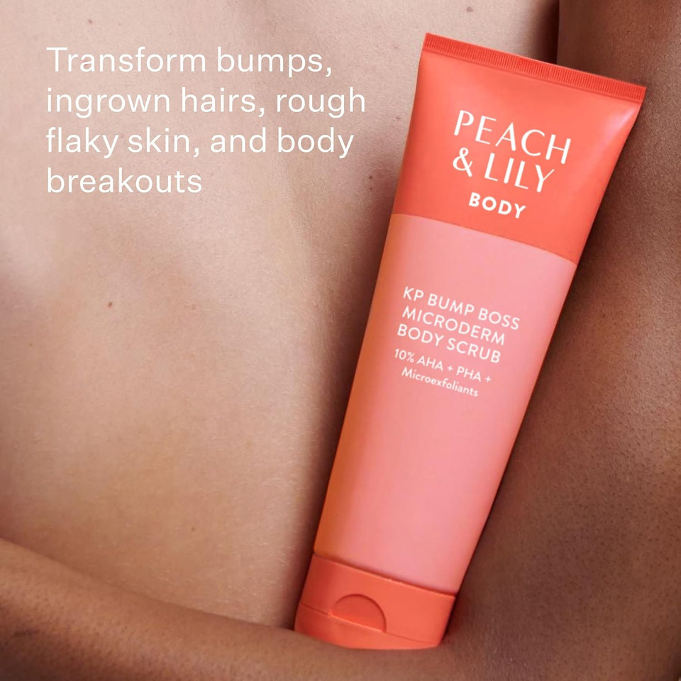 Peach & Lily Body Kp Bump Boss Microderm Body Scrub, Travel Size, 1.02 Oz / 29 G