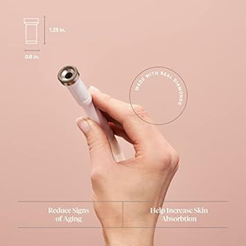 Trophy Skin Large Diamond Tip - Compatible With Any Trophy Skin Microdermabrasion Machine - Professional-Quality Home Spa Kit Accessory To Exfoliate And Rejuvenate Larger Body Parts With Real Diamonds