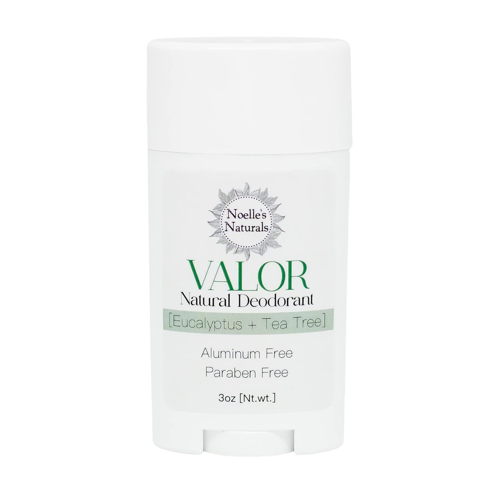 Valor - All Natural Deodorant - Extra Strength - Eucalyptus + Tea Tree - Aluminum & Paraben Free