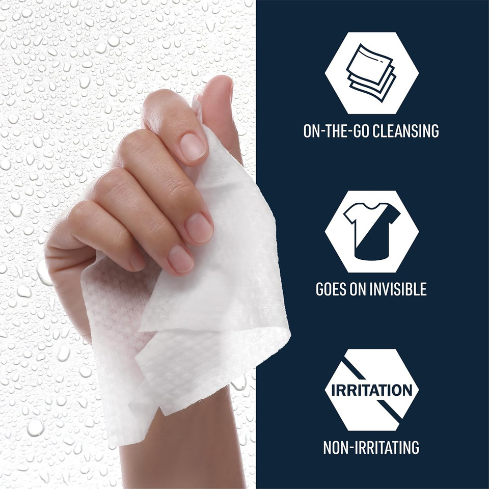 Certain Dri Antiperspirant Wipes For Excessive Sweating & Hyperhidrosis  72Hr Clinical Strength Odor & Perspiration Protection, Travel-Friendly, Dermatologist Recommended, (10 Count)