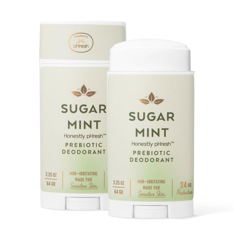 Honestly Phresh Prebiotic Natural Deodorant For Women  Aluminum & Baking Soda Free With 24 Hour Odor Protection. Clean Vegan Deodorant For Sensitive Skin. Made In Usa  Unscented, 2.5 Oz