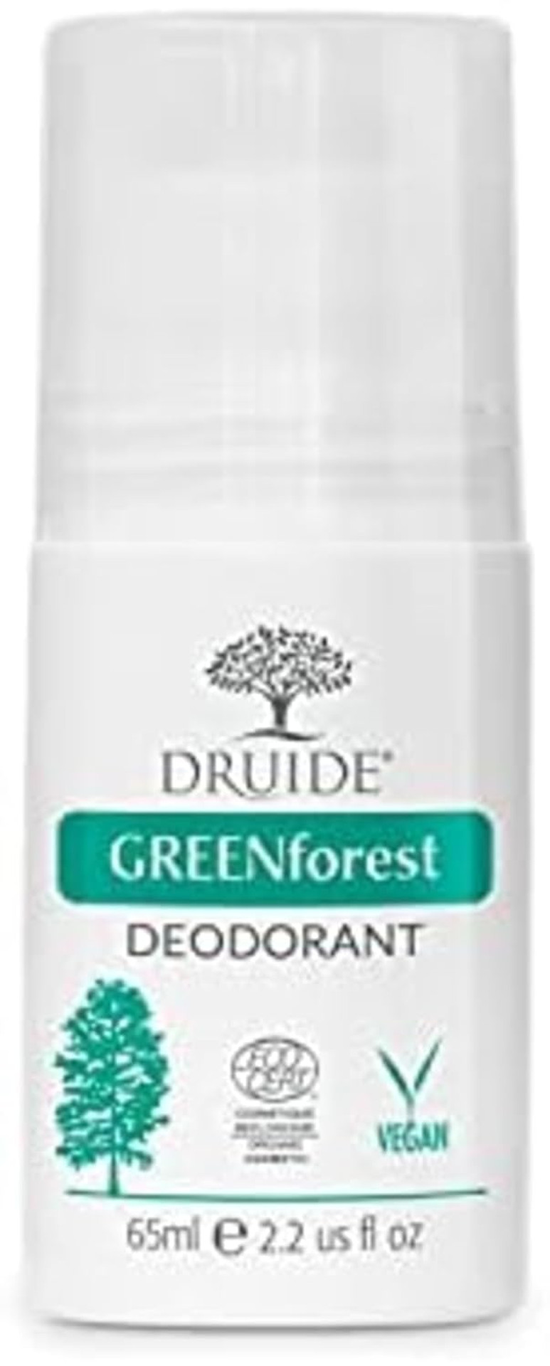 Natural Deodorant - Organic Roll-On Deodorant For Men And Women, Aluminum-Free, Green Forest (2.2Oz)