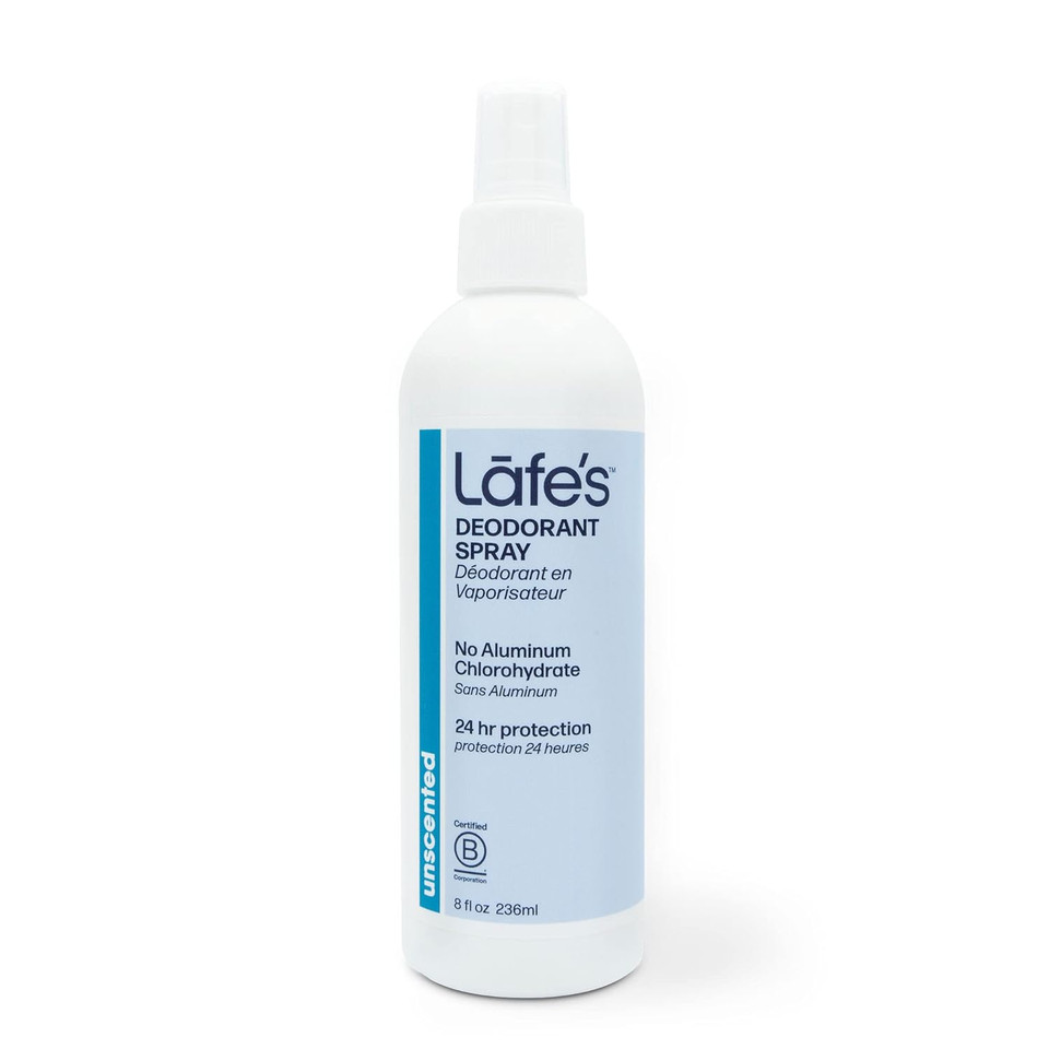 Lafe'S Natural Deodorant | 8Oz Aluminum Free Natural Deodorant Spray For Women & Men | Paraben Free & Baking Soda Free With 24-Hour Protection | Unscented