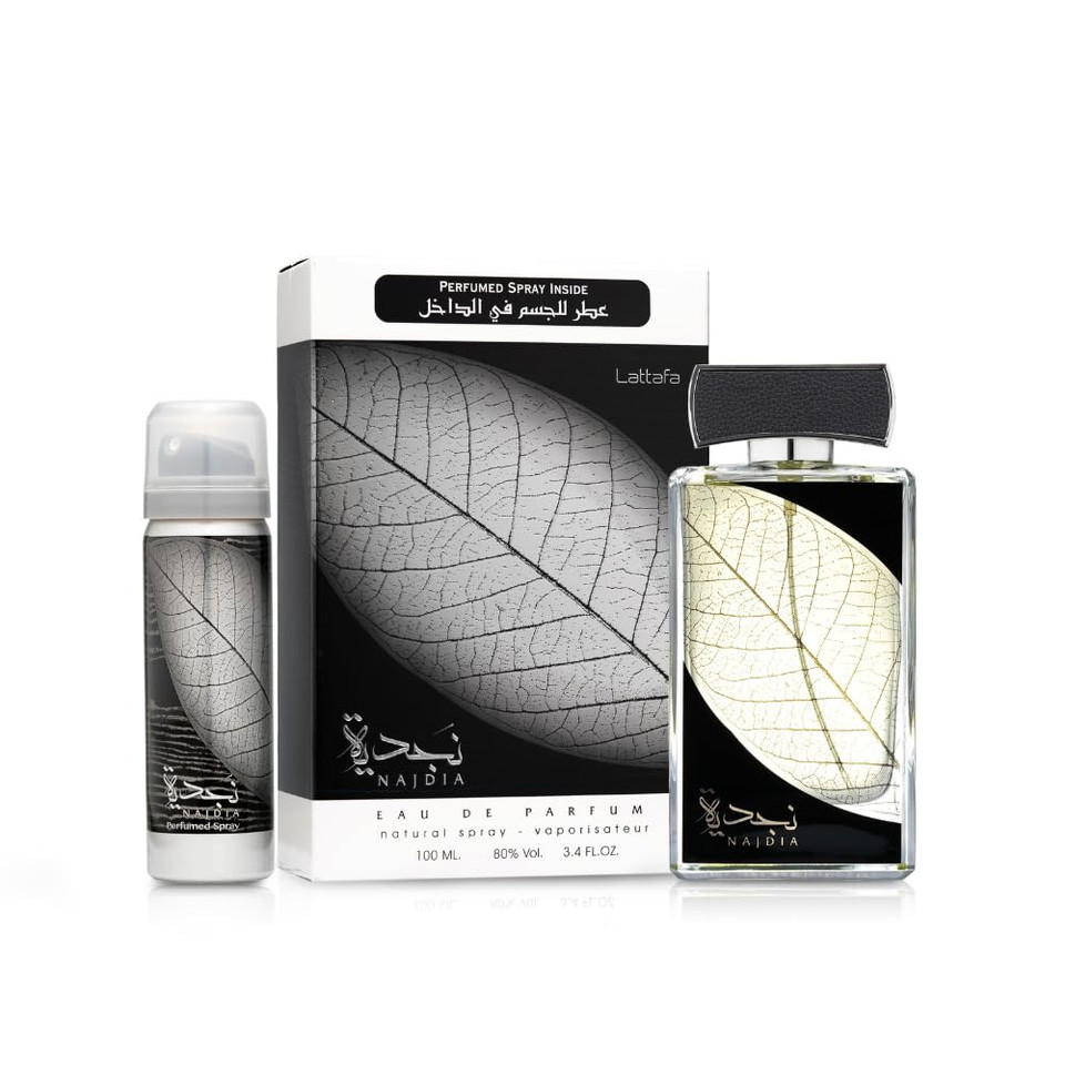 Lattafa Najdia Perfumed Deodorant Spray For Unisex, 6.7 Ounce