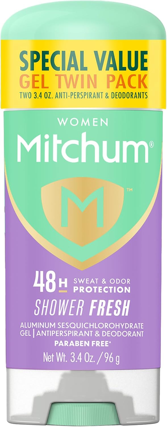 Mitchum Women Triple Odor Defense Invisible Solid Antiperspirant Deodorant, Pure Fresh, 2.7 Oz