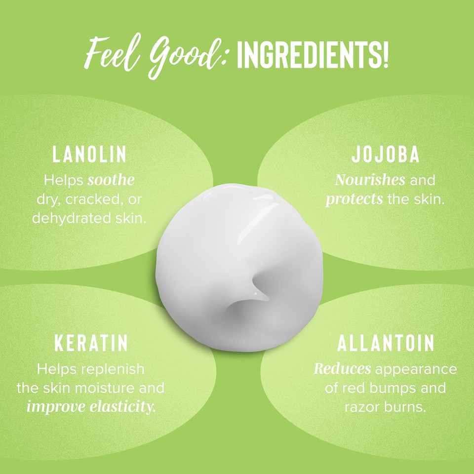 Coochy Shave Cream - Moisturizing Shave Lotion - Gentle Intimate Shaving Cream - For Bikini Area, Underarms, Legs & More - Rash-Free, Hydrating Formula - Key Lime Pie, 3.4 Oz