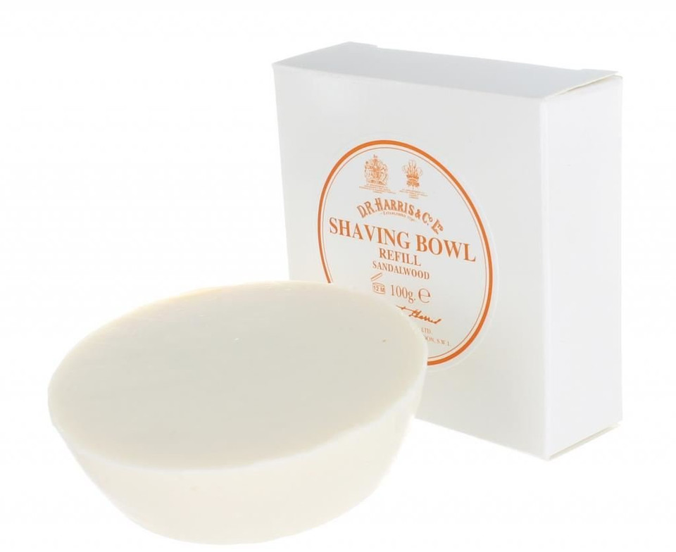 D.R.Harris & Co Sandalwood Triple-Milled Shaving Soap Refill 100G