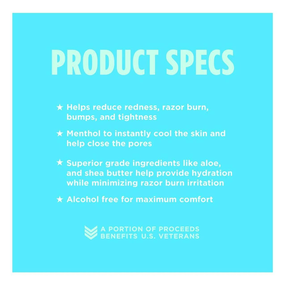 Duke Cannon Supply Co. Ice Cold Cooling Effect After-Shave Balm - Closes Pores And Soothes Skins To Prevent Irritation - Sandalwood, 6 Oz