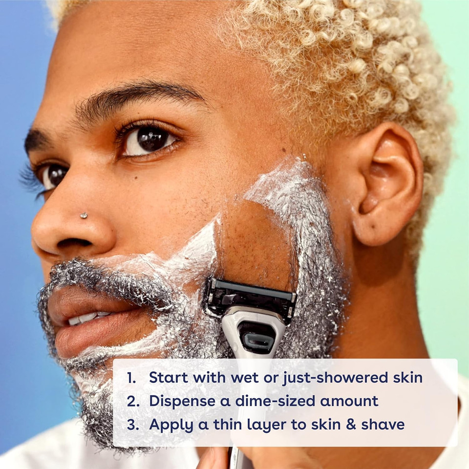 Eos Ultraprotect MenS Shave Cream- Fresh Woods, 24-Hour Hydration, Non-Foaming Formula, 7 Fl Oz