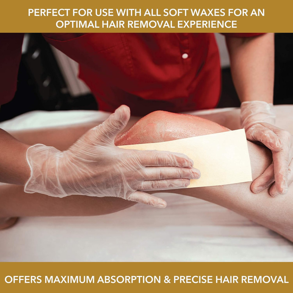 Forpro Professional Collection Natural Muslin Epilating Roll, Tear-Resistant, For Hair Removal, 3.25 W X 40 Yds