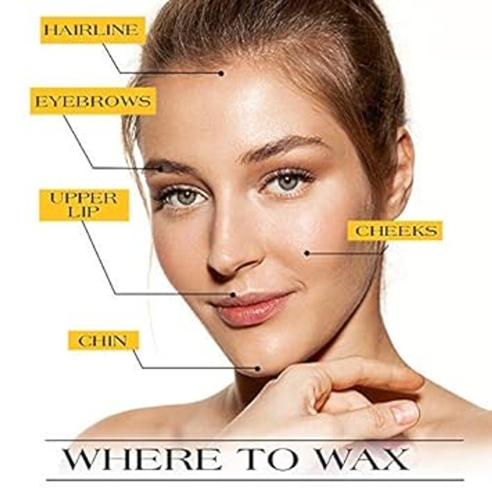 Gigi Facial Honee Wax - Hair Removal Wax For Face And Sensitive Skin, 8 Oz