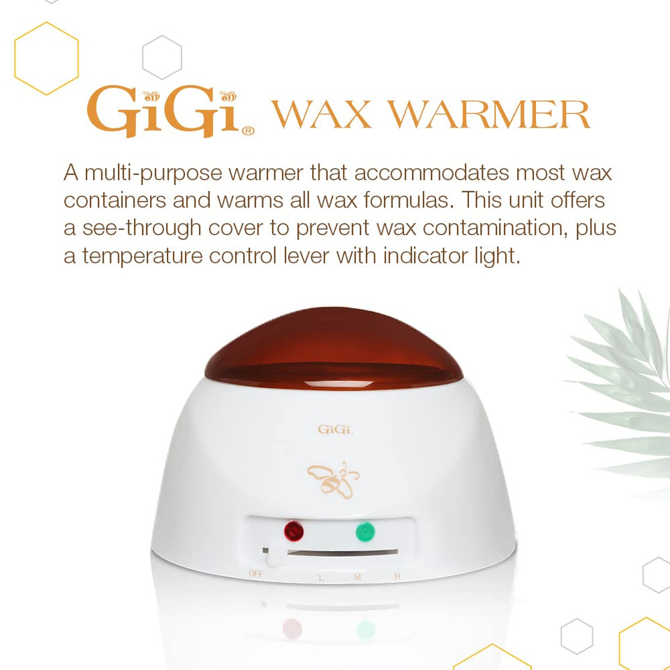 Gigi Hair Removal Wax Warmer, With All Purpose Honee, For 14 Oz Wax Cans