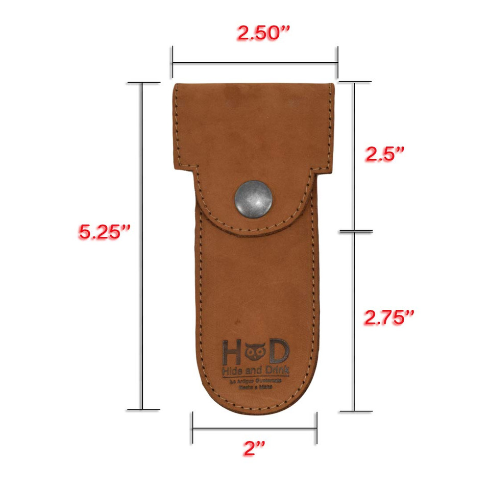 Hide & Drink, Double Edge Protector Case, Barber Razor Sheath, Safety Cover, Travel And Commuter Essentials, Portable Carry Bag, Vintage, Full Grain Leather, Handmade, Old Tobacco Hide & Drink, Double Edge Protector Case, Barber Razor Sheath, Safety Cover, Travel And Commuter Essentials, Portable Carry Bag, Vintage, Full Grain Leather, Handmade, Old Tobacco