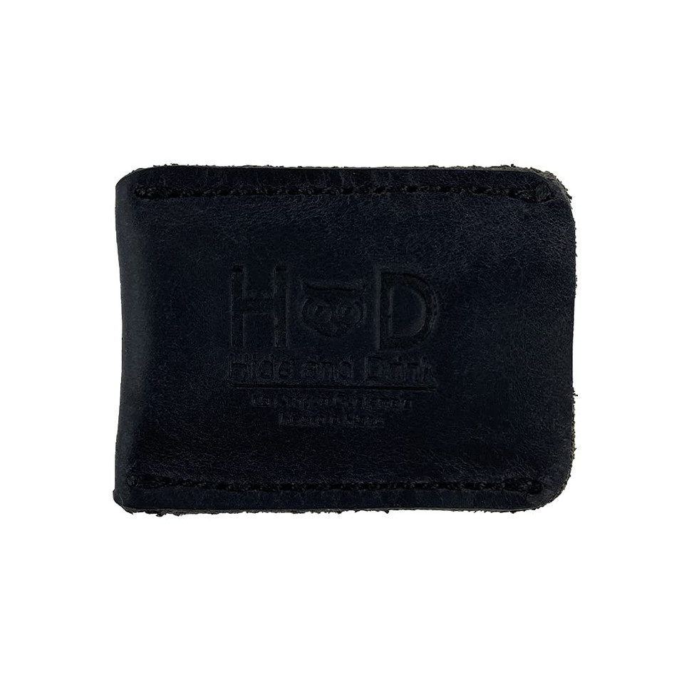Hide & Drink, Leather Double Edge Safety Razor Head Protective Sheath, Shaving Travel Cover Handmade (Old Tobacco)