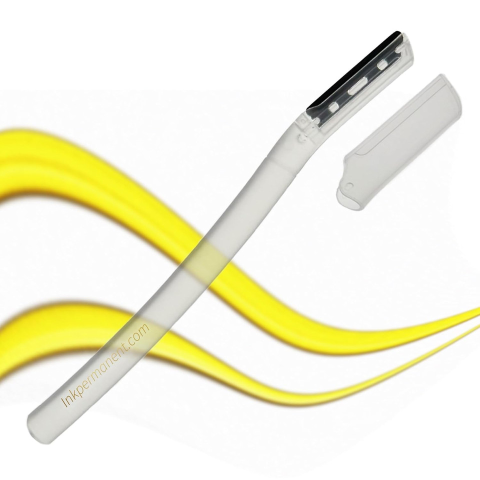 White Brow Mapping String [100 Ft Bottles - 30 M] Pre-Inked String For Permanent Makeup And Microblading Supplies, Brow Mapping Kit, Eyebrow Thread For Shaping (White)