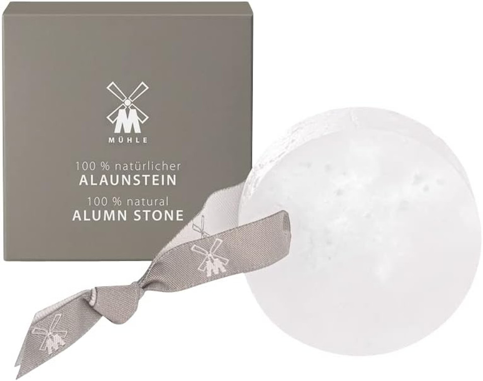 Mühle Alum Block - All Natural Aftershave, Antiseptic, Helps Heal Nicks, Cuts, And Razor Bumps