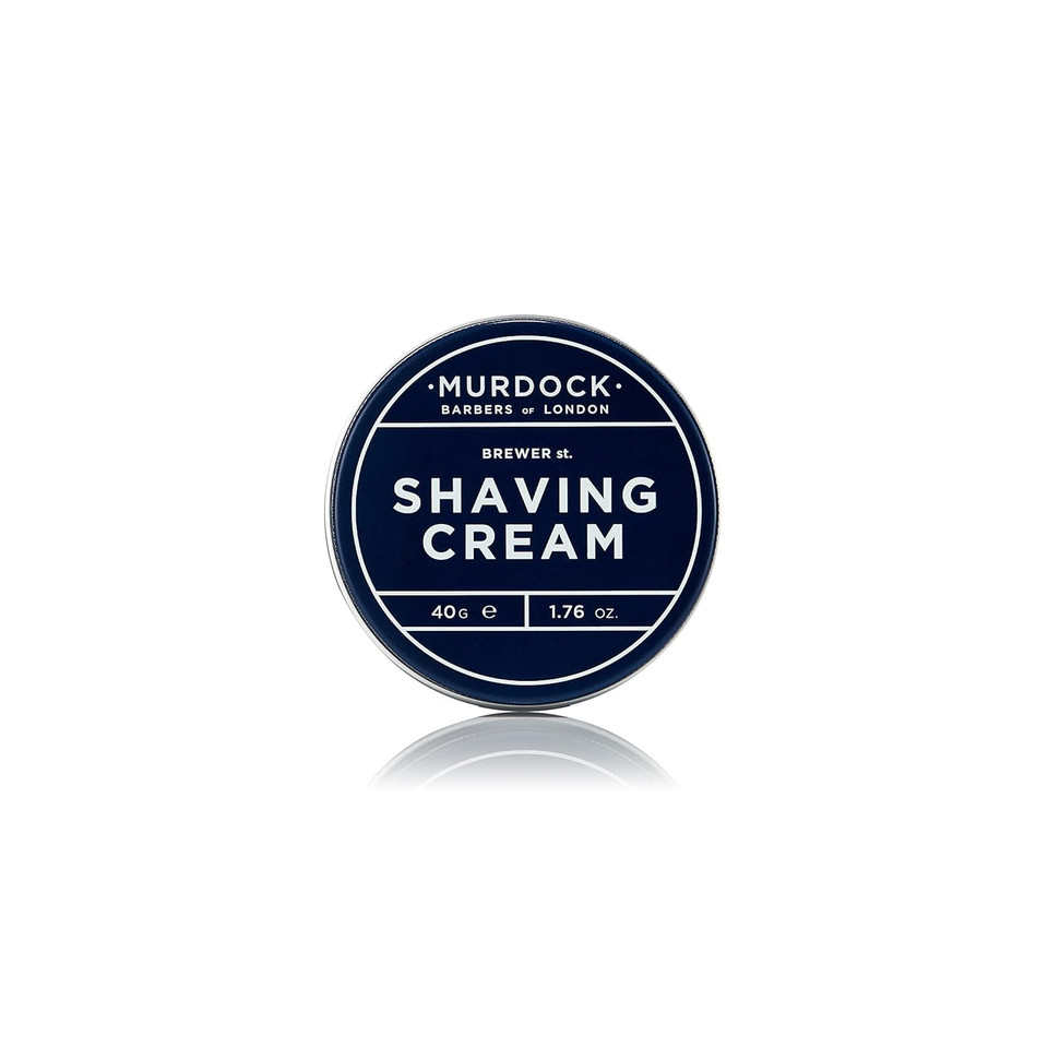 Murdock London Shaving Cream (Travel Size) | Rich Luxurious Texture Softens And Soothes | Made In England | 40G