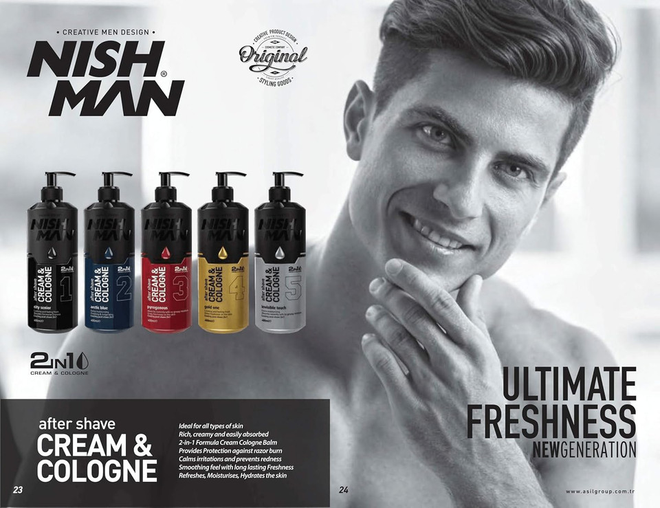 Nishman Cream & Cologne 2In1 Pyrogenous 03 400 Ml