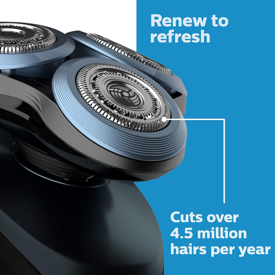 Philips Norelco Genuine Sh60/72 Shaving Heads Compatible With Norelco Shaver Series 6000